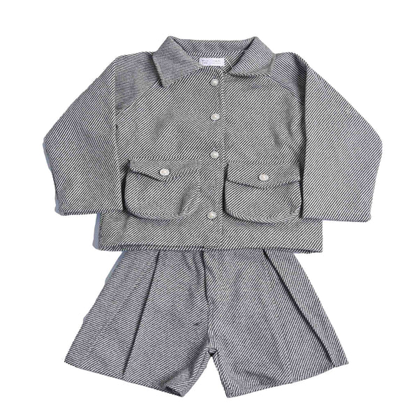 طقم بناتي شورت جوخ