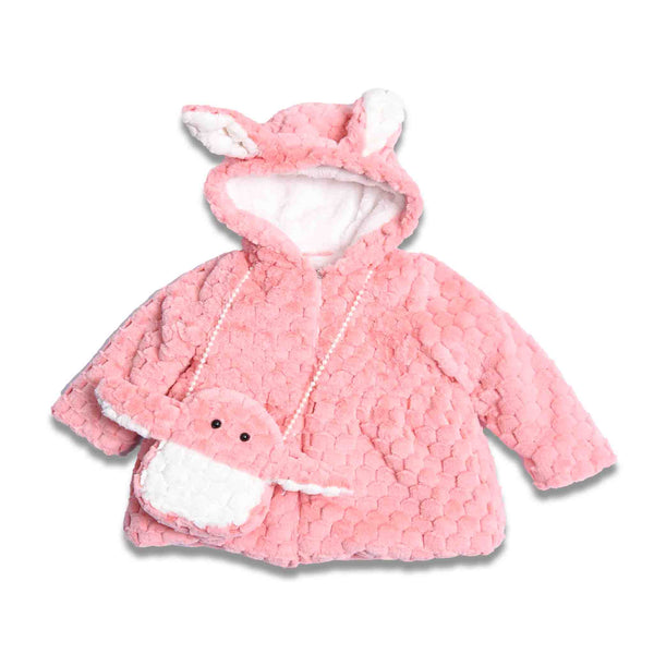 جاكت فرو كابيشو بناتى + شنطة