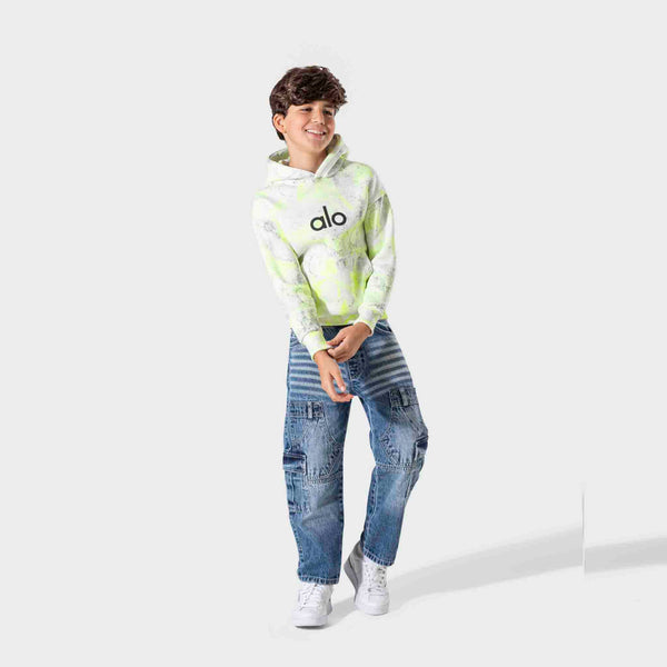 alo سويت شيرت اولادي كابيشو برنت