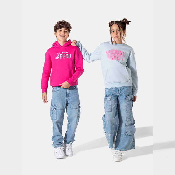 سويت شيرت بناتي استراس