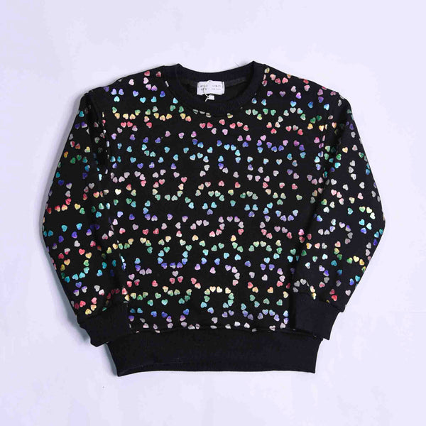Milton Sweatshirt Heart Print