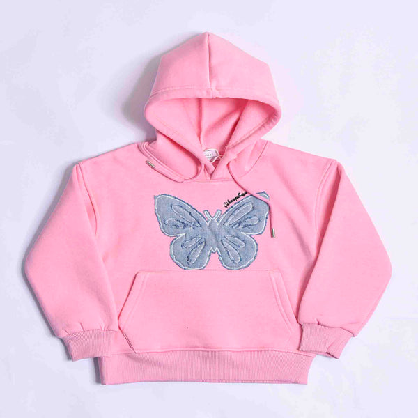 سويت شيرت بناتي فراشه كابيشو