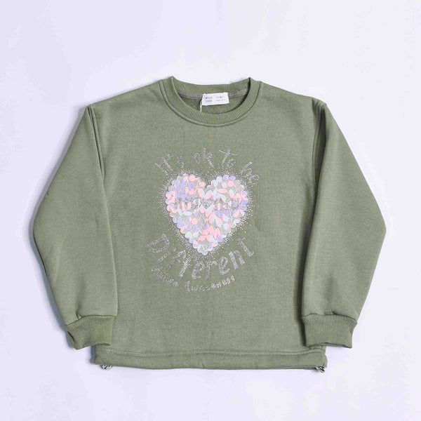 سويت شيرت بناتي استراس