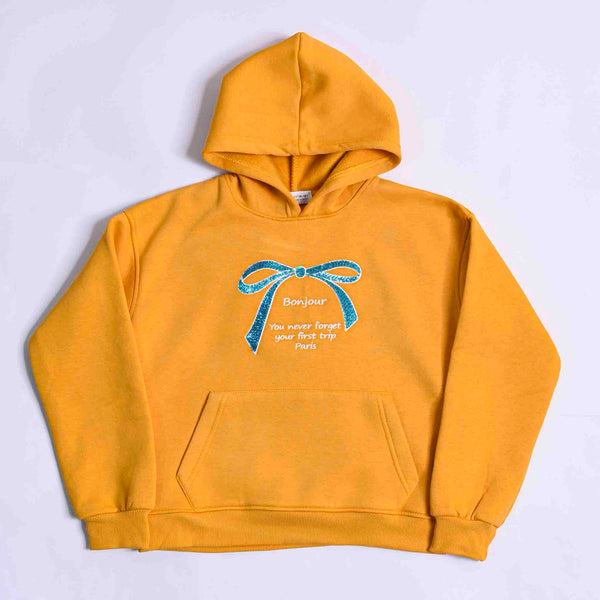 hoodie sweatshirt bonjour